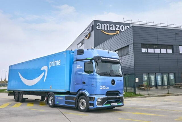 Amazon to buy 200 Mercedes electric trucks