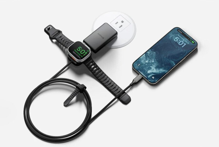 Nomad has released a universal cable that has two USB-Cs and can charge the Apple Watch