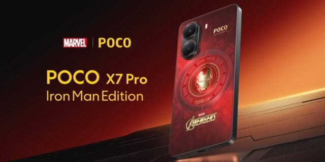 POCO X7 Pro Iron Man Edition — a special version of POCO X7 Pro for Marvel fans