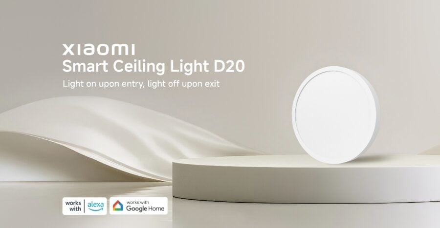 Xiaomi has released a new smart ceiling light with a motion sensor