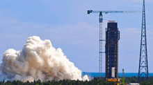 China conducted the second fire test of the Long March 10 lunar launch vehicle