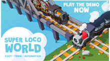 Demo of the Ukrainian railway strategy game Super Loco World on Steam