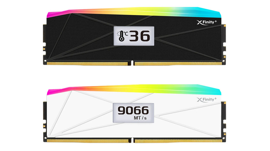 Компанії V-color та Gigabyte представили DDR5-пам’ять з вбудованим OLED-дисплеєм