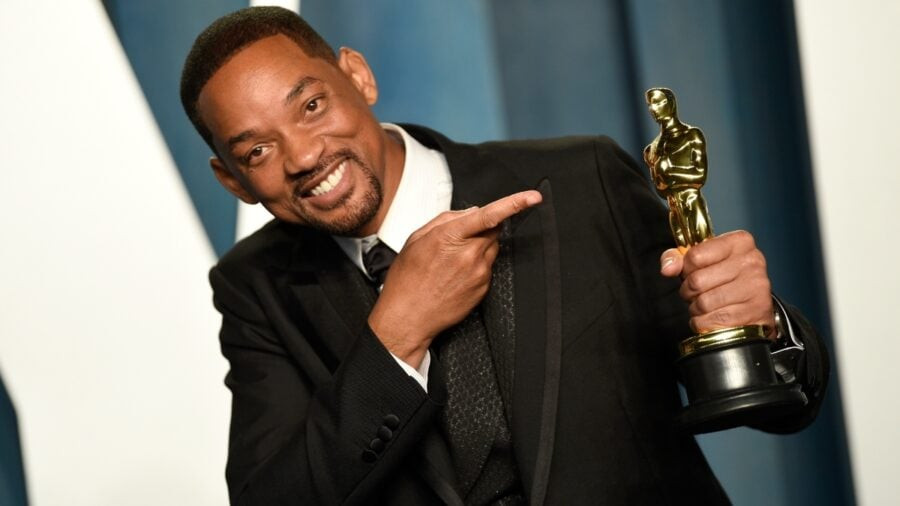 Apple has made an Oscar contender, but it stars Will Smith, who is banned from attending the film awards