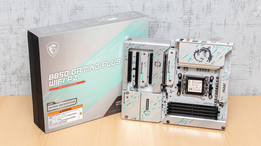 Материнська плата MSI B850 GAMING PLUS WIFI PZ: діяти від зворотного