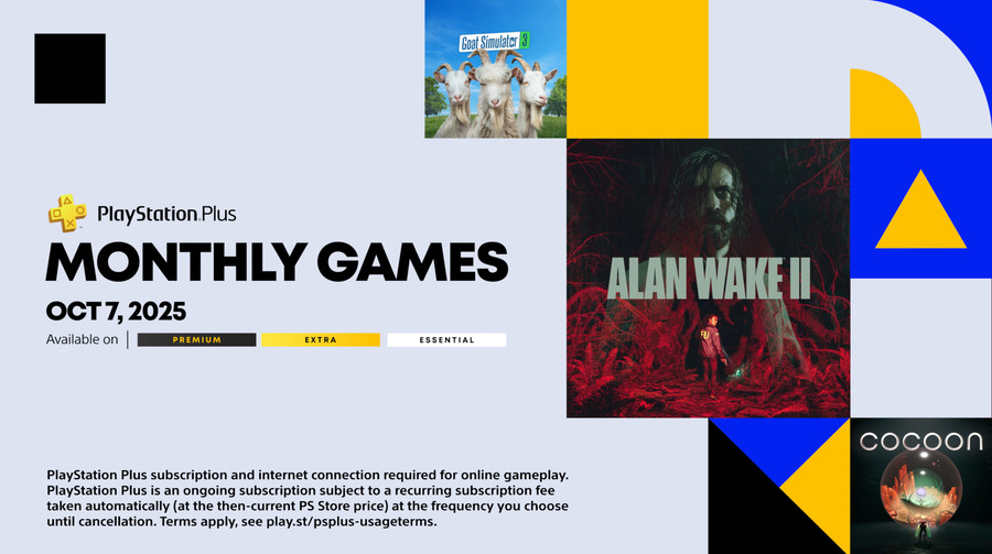 Here are the games coming to PlayStation Plus in October 2025