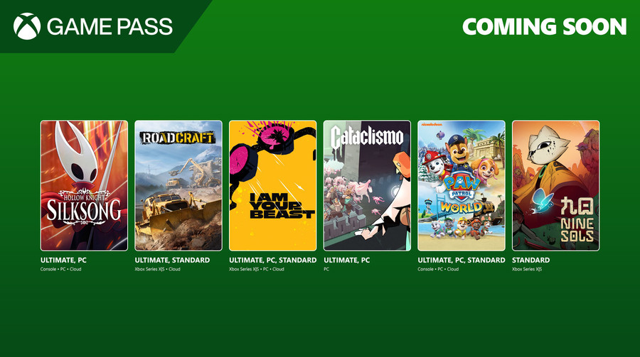 Game Pass catalog replenishment in the first half of September 2025