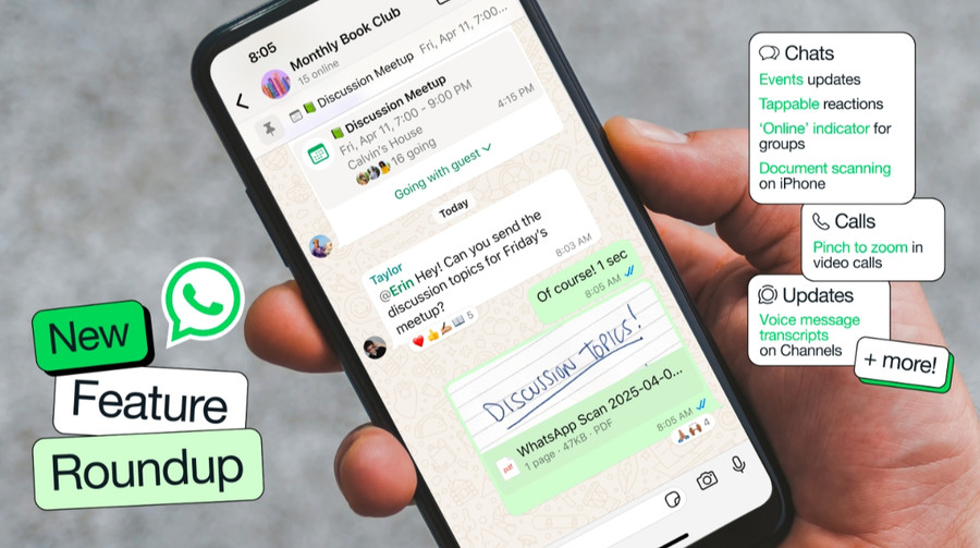 WhatsApp отримав оновлення з багатьма новими функціями
