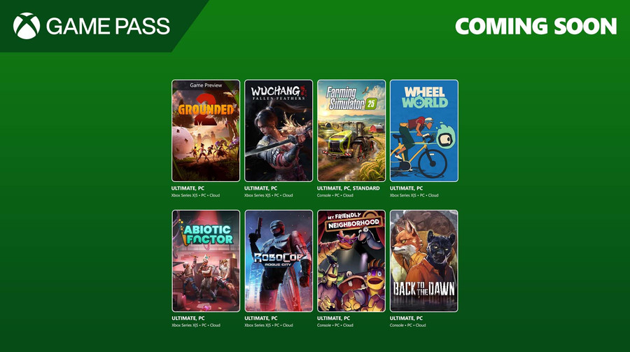 Поповнення каталогу Game Pass у другій половині липня 2025