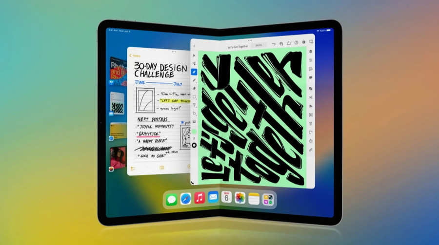 Інсайдер: Apple тестує прототип складаного iPad Pro з підекранним Face ID