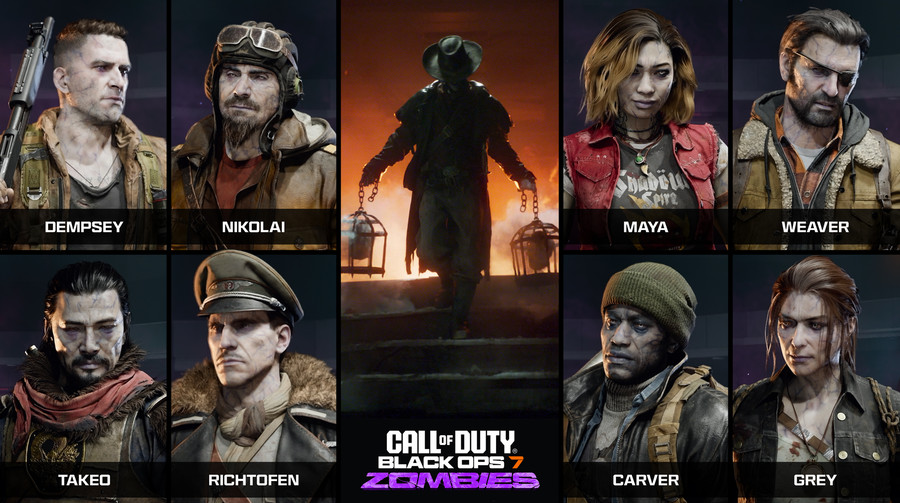 Activision показала трейлер режиму Zombies для Call of Duty: Black Ops 7 з новими персонажами