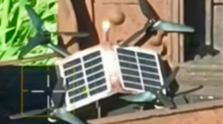 Russians have begun using new FPV drones with solar batteries