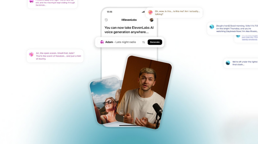 ElevenLabs випустила мобільний застосунок для генерації голосу