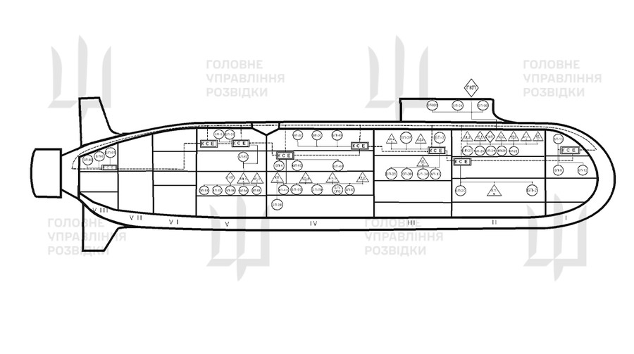 Розвідка України здобула секретну документацію про новітній атомний підводний човен РФ