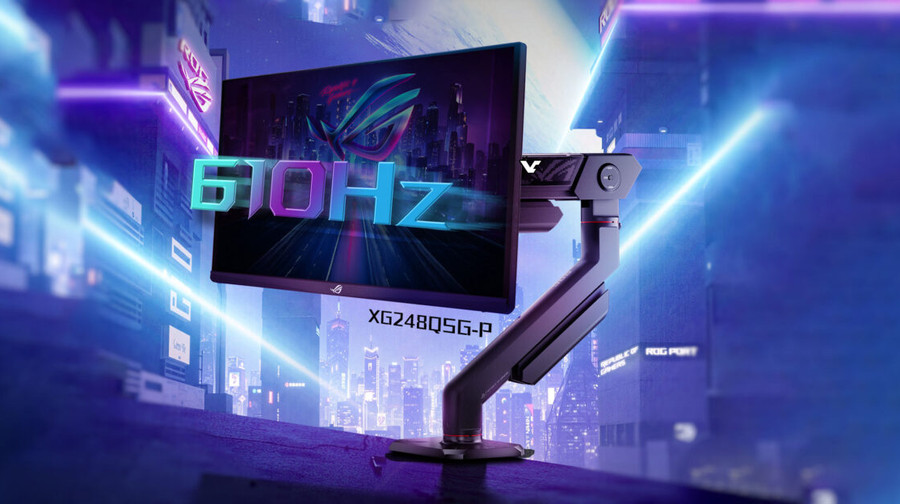 ASUS представила монітор, який можна розігнати до 610 Гц