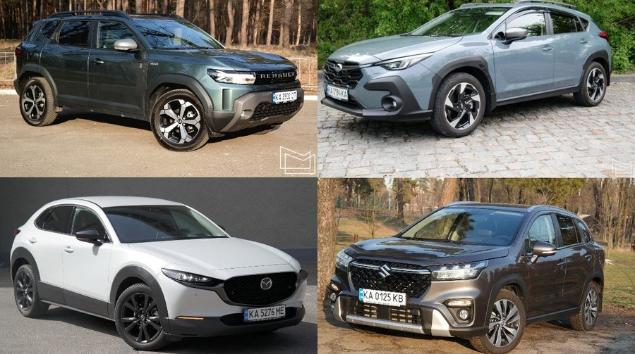 Choosing a compact 4x4 crossover: Mazda CX-30, Renault Duster, Subaru Crosstrek, Suzuki S-Cross