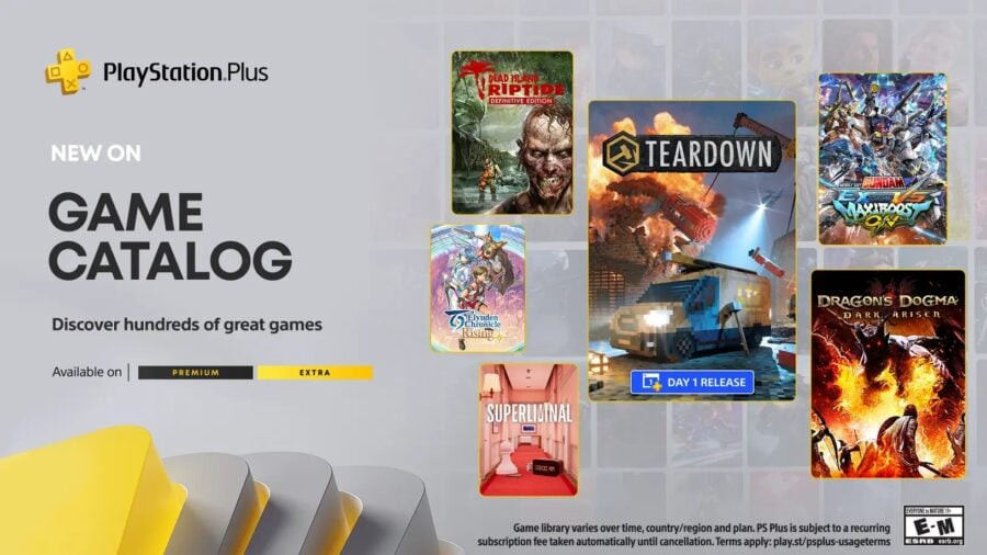 Free games for PS Plus Extra and Premium in November: Teardown, Dragon's Dogma: Dark Arisen, Superliminal and more