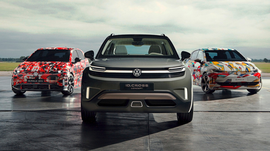 Електричне майбутнє Volkswagen: концепт ID.Cross, хетчбек ID.Polo, а також EV-новинки Skoda та CUPRA