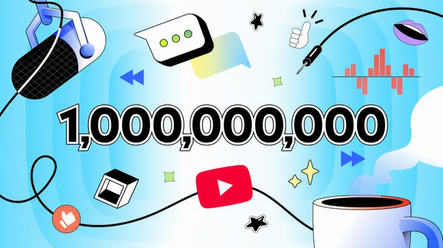 Over 1 billion users watch podcasts on YouTube every month