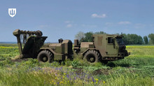 The machine donated by Denmark has already demined over 560 hectares of the Kharkiv region