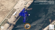 North Korea's newest destroyer capsized, they want to hide it from the satellite under a tarpaulin – OSINT