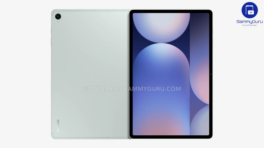 The first renders of the new Samsung Galaxy Tab S10 FE+ tablet have appeared, fully revealing its design