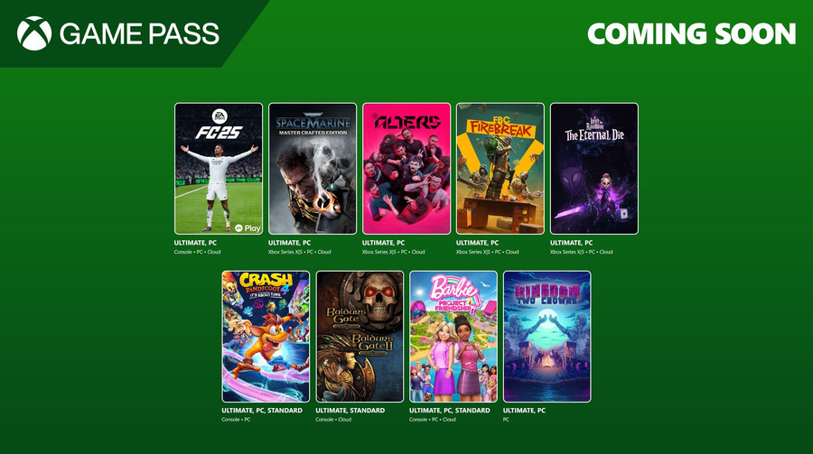Поповнення каталогу Xbox/PC Game Pass у першій половині червня 2025 року