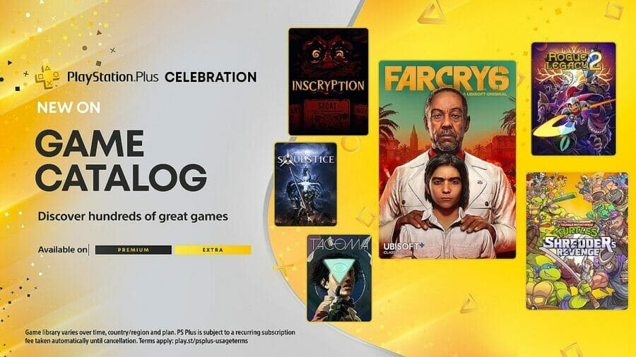 Free games for PS Plus Extra and Premium in June: Far Cry 6, Rogue Legacy 2, TMNT: Shredder's Revenge and more