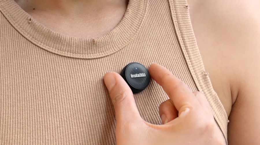 Insta360 випустила компактний бездротовий мікрофон, схожий за розміром на Apple AirTag