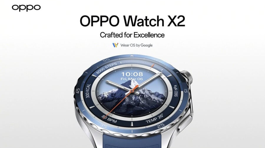 OPPO introduced the new smartwatch Watch X2