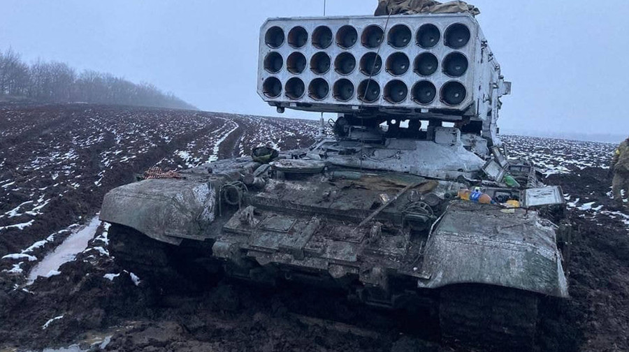 Unmanned systems forces destroyed two Russian Solntsepyoks in the Kupyansk direction