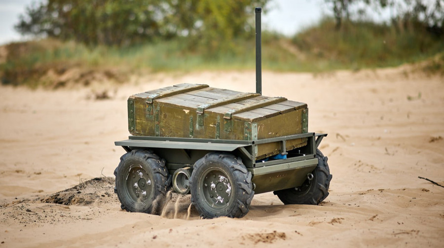 The government has opened the market for training operators of land robots and water drones