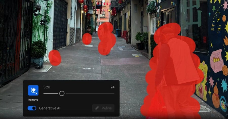 Adobe Lightroom отримує аналог Magic Eraser – інструмент Generative Remove для видалення об'єктів на зображеннях