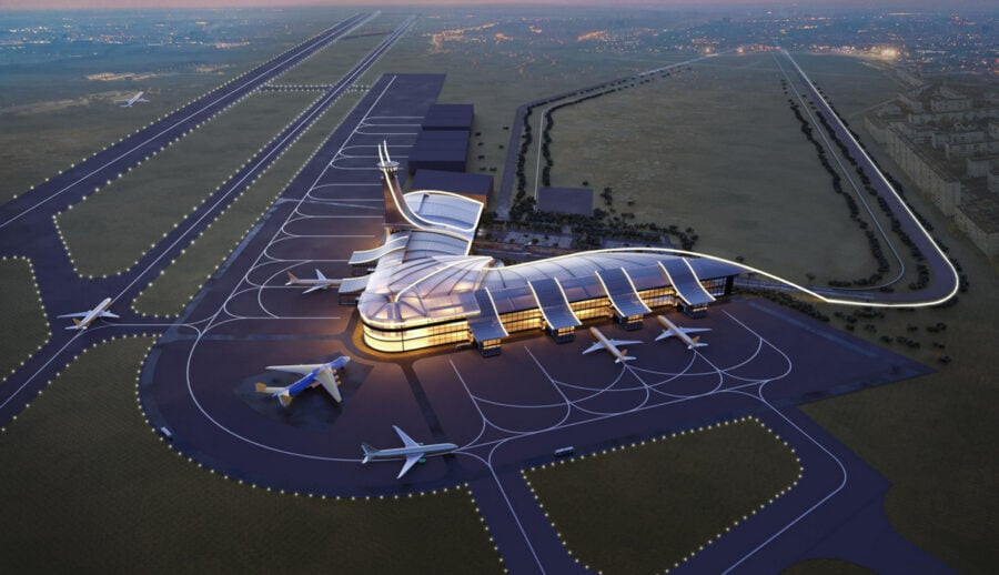 The concept of the passenger airport Mriya in Hostomel