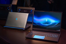 The new Alienware Area-51 glows from all sides and will feature new Intel processors and NVIDIA graphics accelerators.