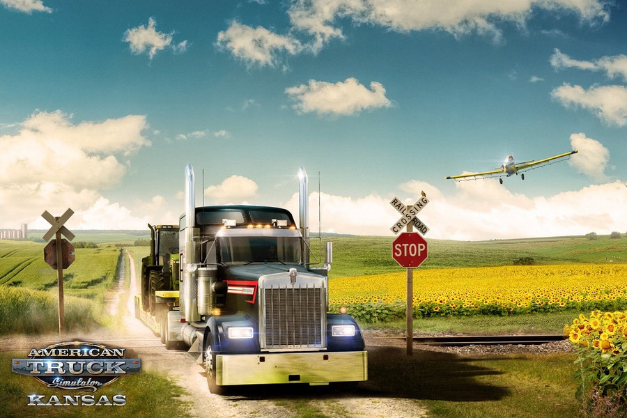 American Truck Simulator - Kansas: a not boring state