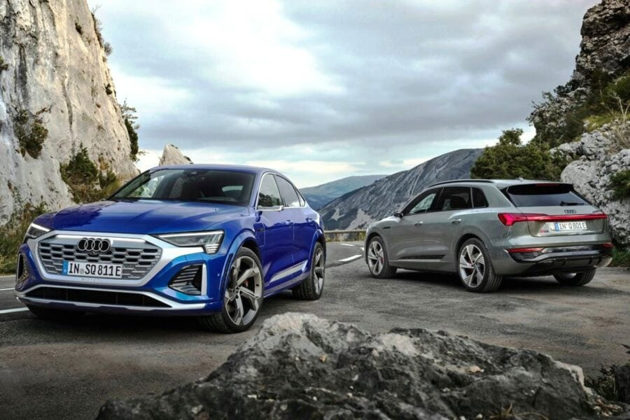 Debut of the day: updated electric cars Audi Q8 e-tron and Audi SQ8 e-tron