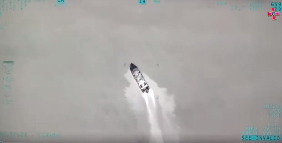 Russian warship, go @&#!. Remake. Bayraktar TB2 UAV destroyed two Russian Raptor boats
