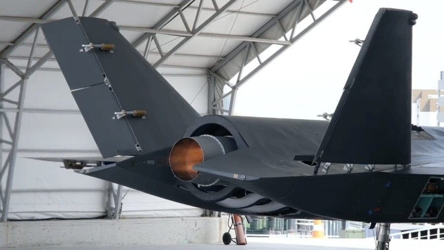 The Baykar Bayraktar Kızılelma UAV has been tested with an integrated engine