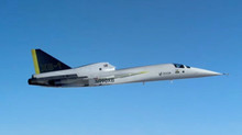 Historic breakthrough: XB-1 test plane by private company Boom Supersonic breaks supersonic barrier