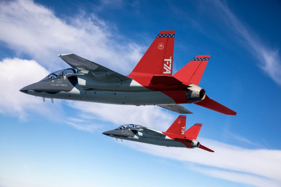 The Boeing – Saab T-7A Red Hawk — a 5th generation jet training aircraft