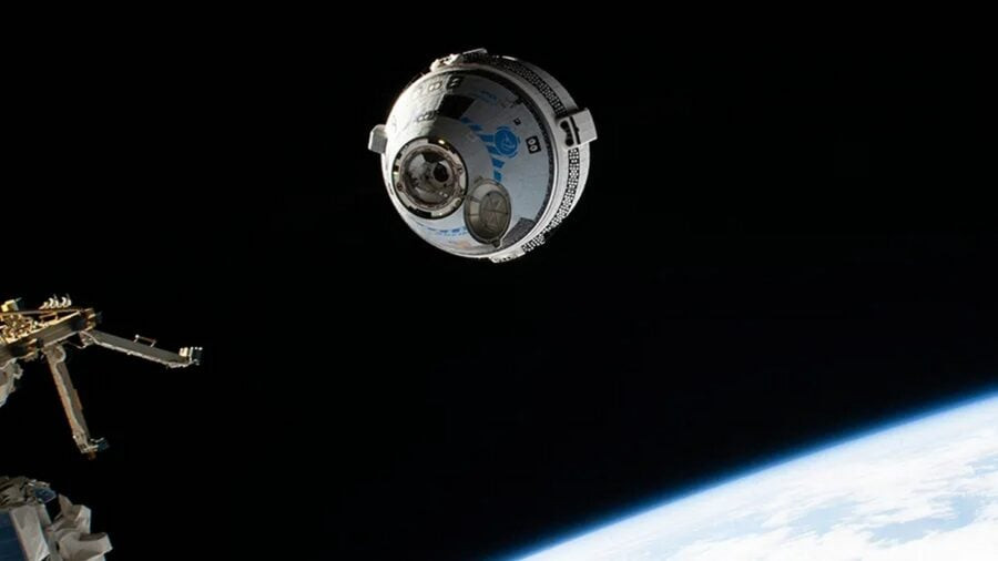 Boeing Starliner Calypso spacecraft docked to the ISS