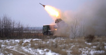 Ukrainian 220-mm MLRS Bureviy is already at the front