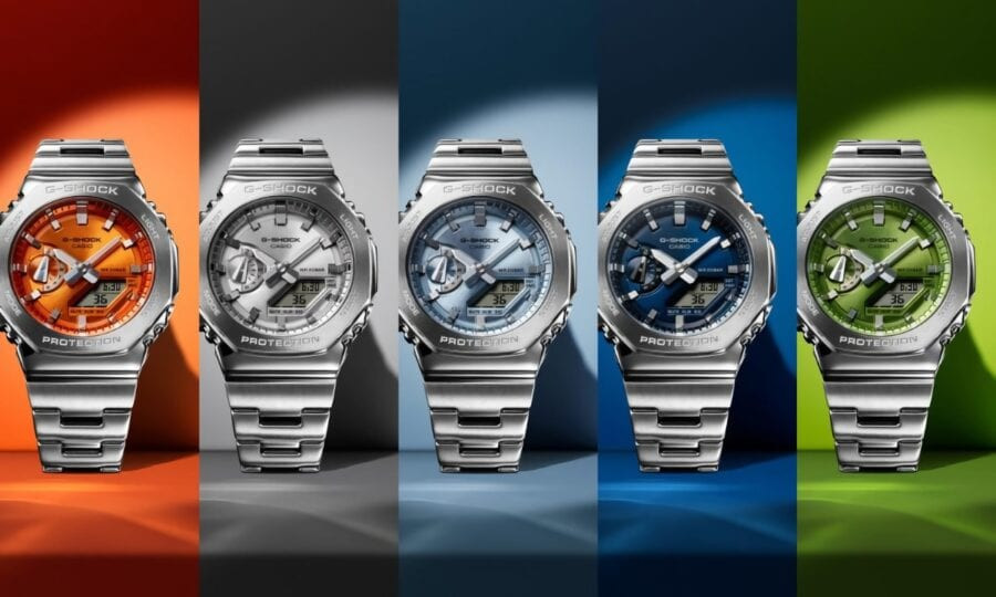 Casio announced a new G-SHOCK watch with a metal case and bracelet