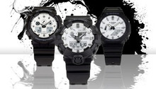 Casio has released a series of Black and White G-SHOCK watches