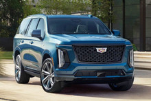 Cadillac Escalade luxury SUV update - new “face” and interior with 55-inch display