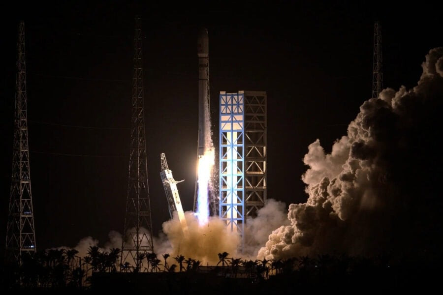 Chinese rival SpaceX launches first rocket from new launch site