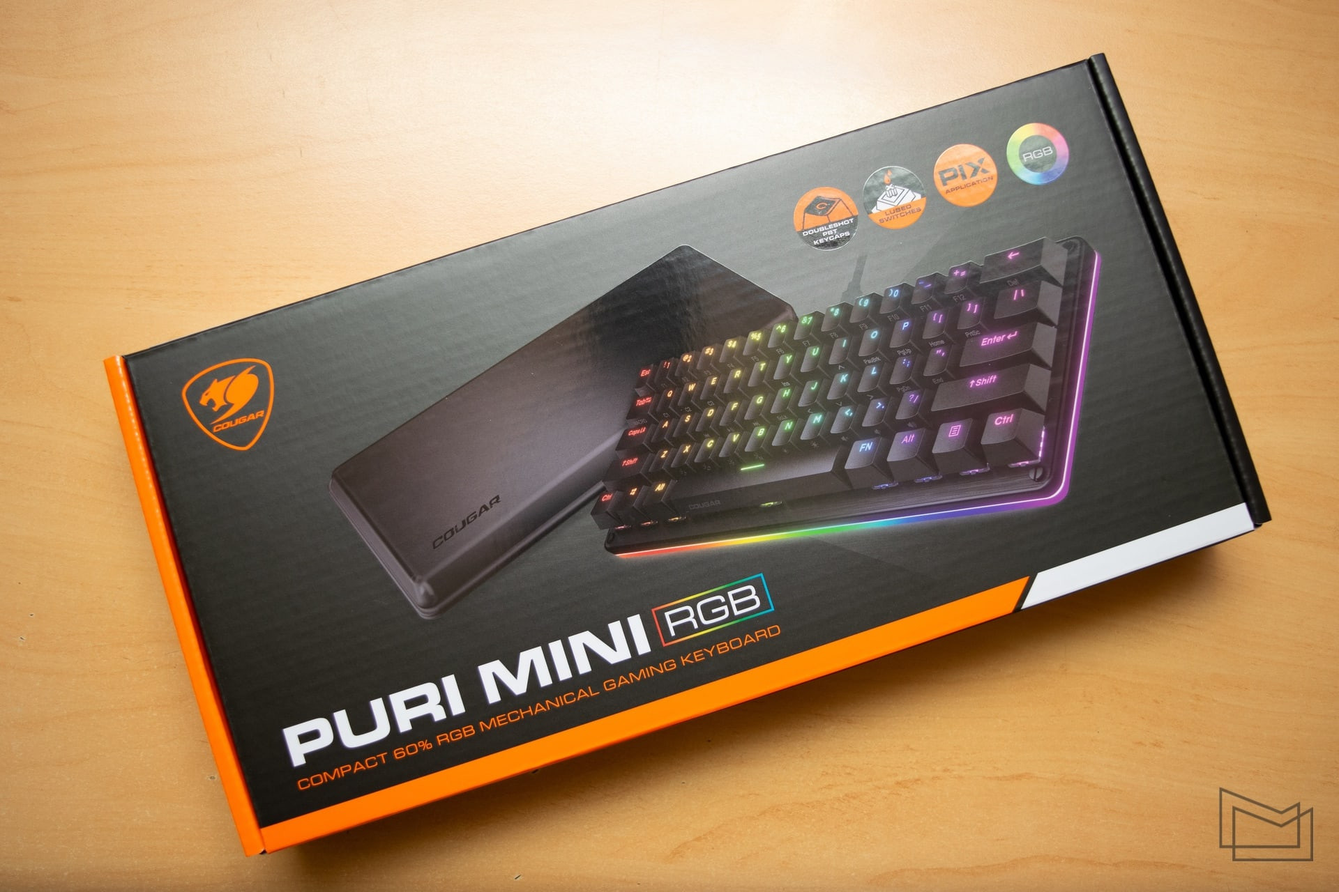 Cougar Puri Mini RGB - review of a compact mechanical keyboard