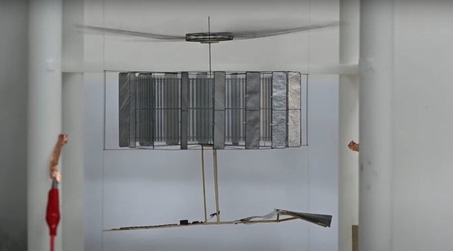 Researchers have created an ultra-lightweight drone, CoulombFly, which receives energy for flight from solar panels in its design