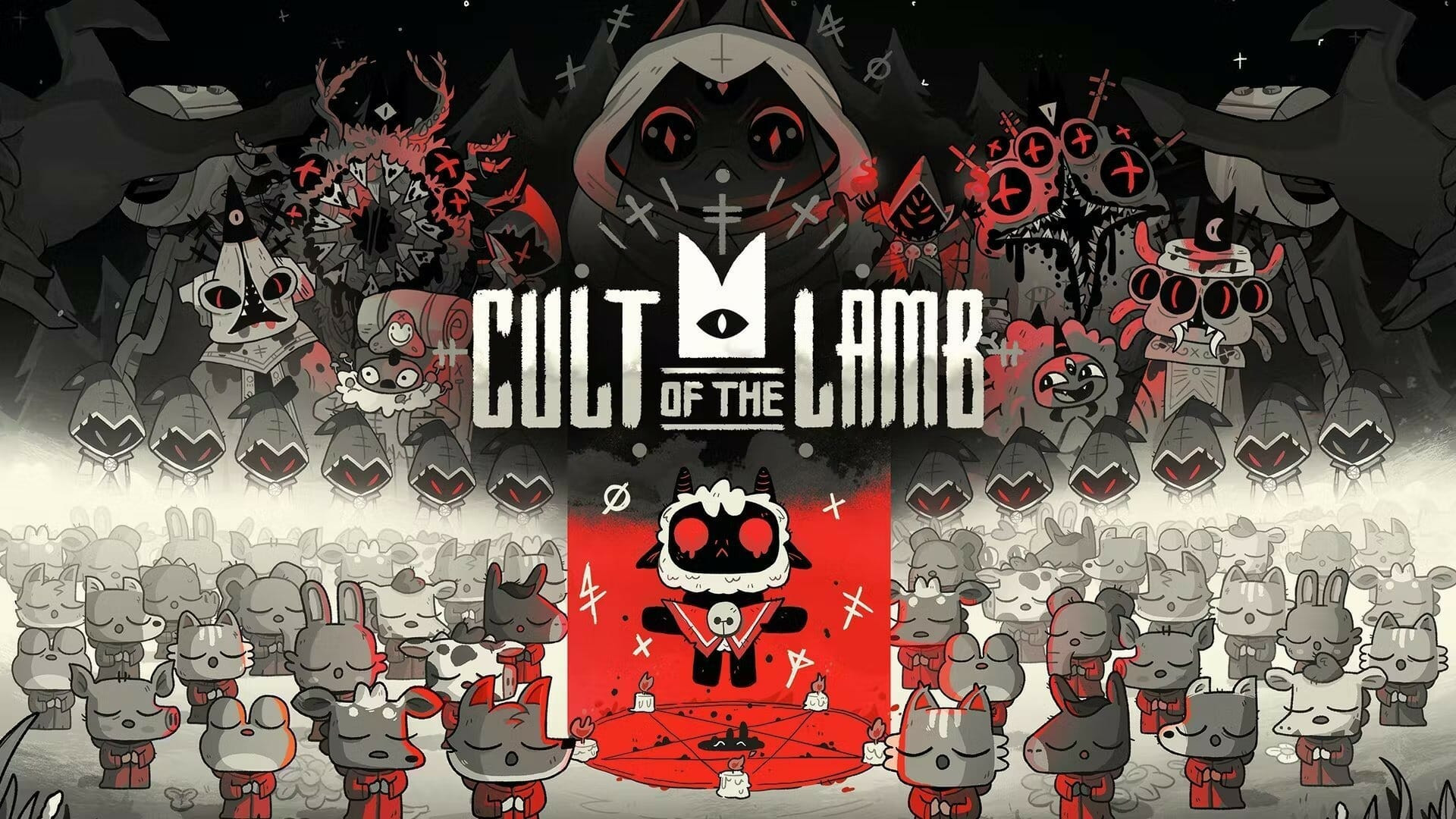 Cult of the Lamb: a lamb from hell